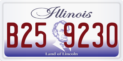 IL license plate B259230