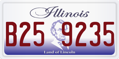 IL license plate B259235