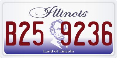 IL license plate B259236