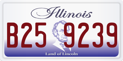 IL license plate B259239