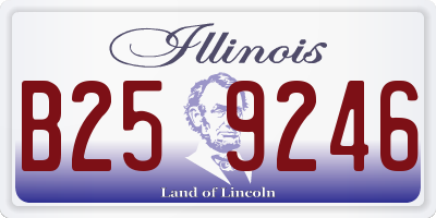 IL license plate B259246