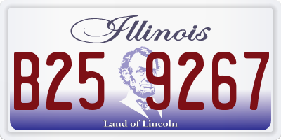 IL license plate B259267
