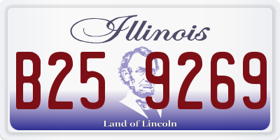 IL license plate B259269