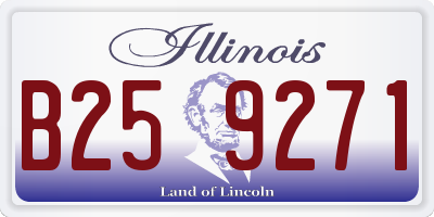 IL license plate B259271