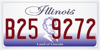 IL license plate B259272