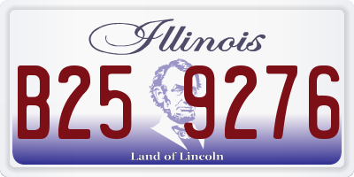 IL license plate B259276