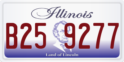 IL license plate B259277