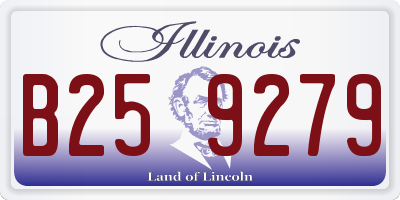 IL license plate B259279