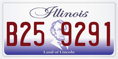IL license plate B259291