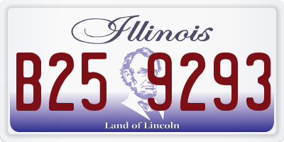 IL license plate B259293