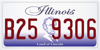 IL license plate B259306