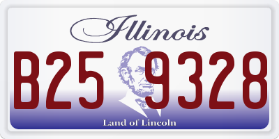 IL license plate B259328
