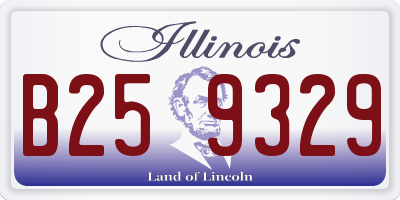 IL license plate B259329