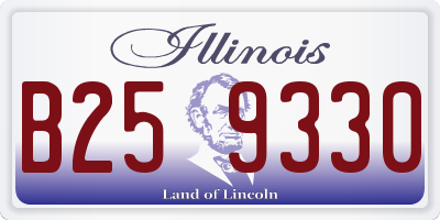 IL license plate B259330