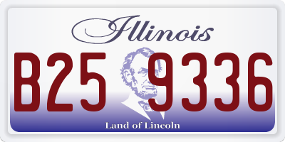 IL license plate B259336