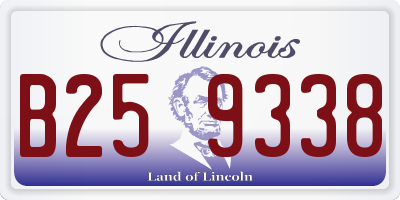 IL license plate B259338