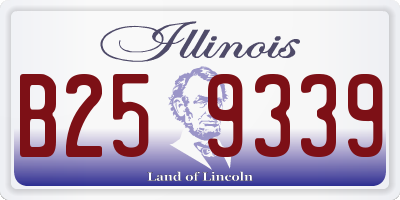 IL license plate B259339