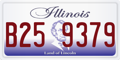 IL license plate B259379