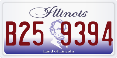IL license plate B259394