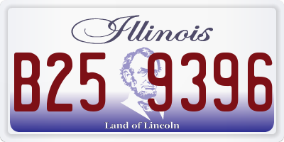 IL license plate B259396