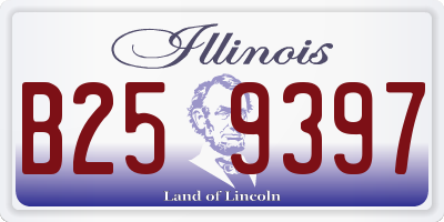 IL license plate B259397