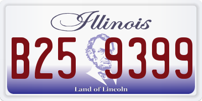 IL license plate B259399