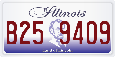 IL license plate B259409