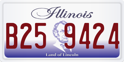 IL license plate B259424