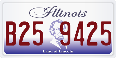 IL license plate B259425
