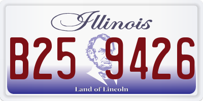 IL license plate B259426