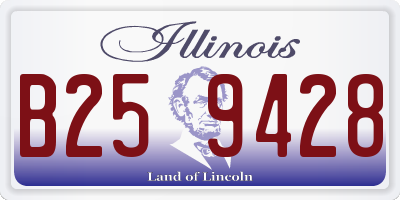 IL license plate B259428
