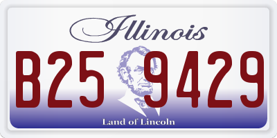 IL license plate B259429