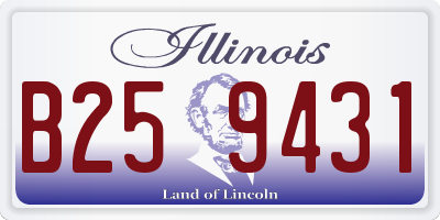 IL license plate B259431