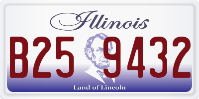 IL license plate B259432