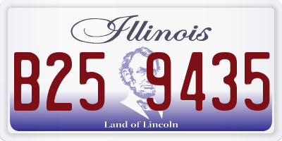 IL license plate B259435