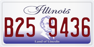 IL license plate B259436