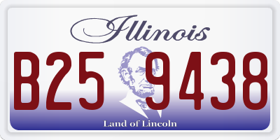 IL license plate B259438