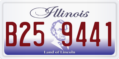 IL license plate B259441