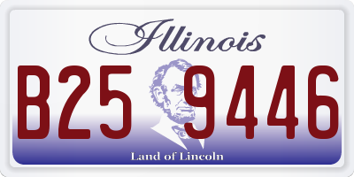 IL license plate B259446