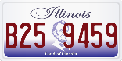 IL license plate B259459