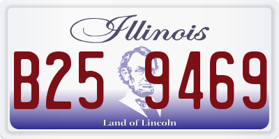 IL license plate B259469