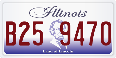 IL license plate B259470