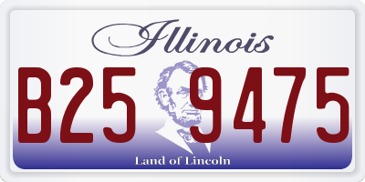IL license plate B259475