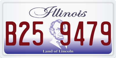 IL license plate B259479