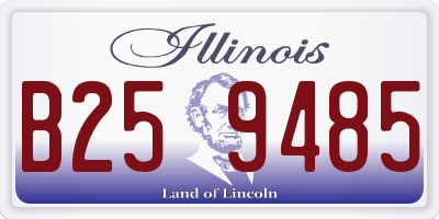 IL license plate B259485