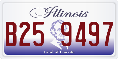 IL license plate B259497