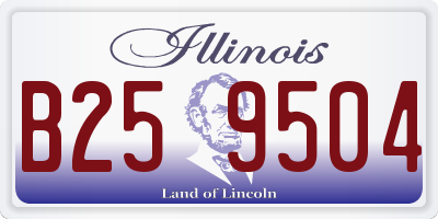 IL license plate B259504