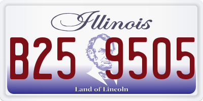 IL license plate B259505