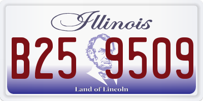 IL license plate B259509