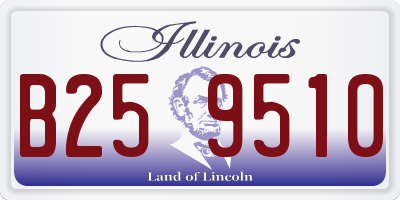 IL license plate B259510